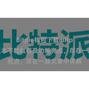 Bitpie钱包下载 Bitpie钱包最新版本下载教程及功能亮点，尽在一篇文章中详解