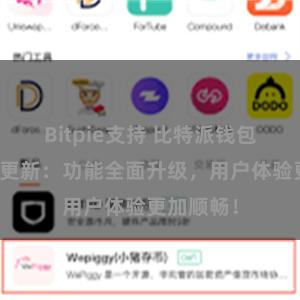 Bitpie支持 比特派钱包最新版本更新：功能全面升级，用户体验更加顺畅！