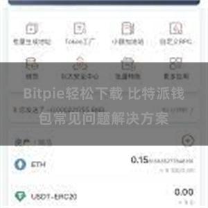 Bitpie轻松下载 比特派钱包常见问题解决方案