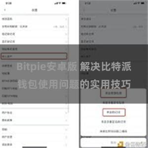 Bitpie安卓版 解决比特派钱包使用问题的实用技巧