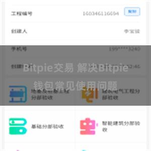 Bitpie交易 解决Bitpie钱包常见使用问题