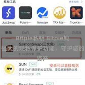 Bitpie私钥 Bitpie钱包：强大的隐私保护功能，守护您的资产