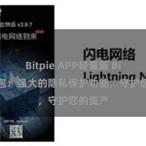 Bitpie APP轻量版 Bitpie钱包：强大的隐私保护功能，守护您的资产