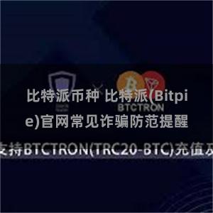 比特派币种 比特派(Bitpie)官网常见诈骗防范提醒