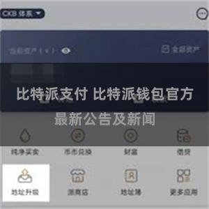 比特派支付 比特派钱包官方最新公告及新闻