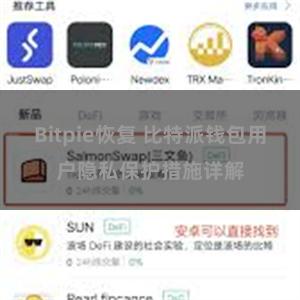 Bitpie恢复 比特派钱包用户隐私保护措施详解