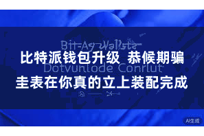 比特派钱包升级  恭候期骗圭表在你真的立上装配完成